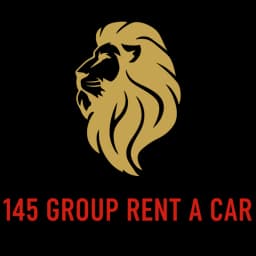 145 Group Rent a Car luxury car rental brand logo